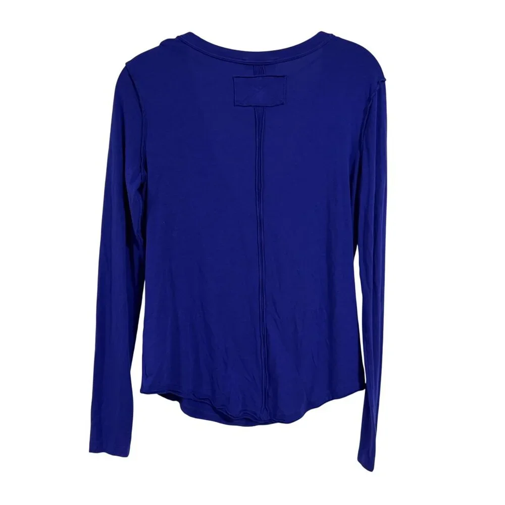 Free People Moon Dance Long Sleeve Top‎ Ultra Violet Size XS
